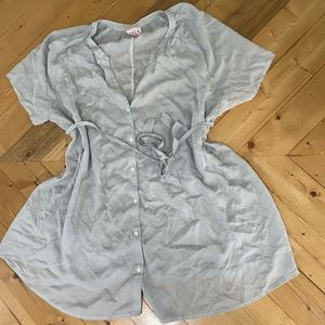 Isabel, XL striped maternity shirt